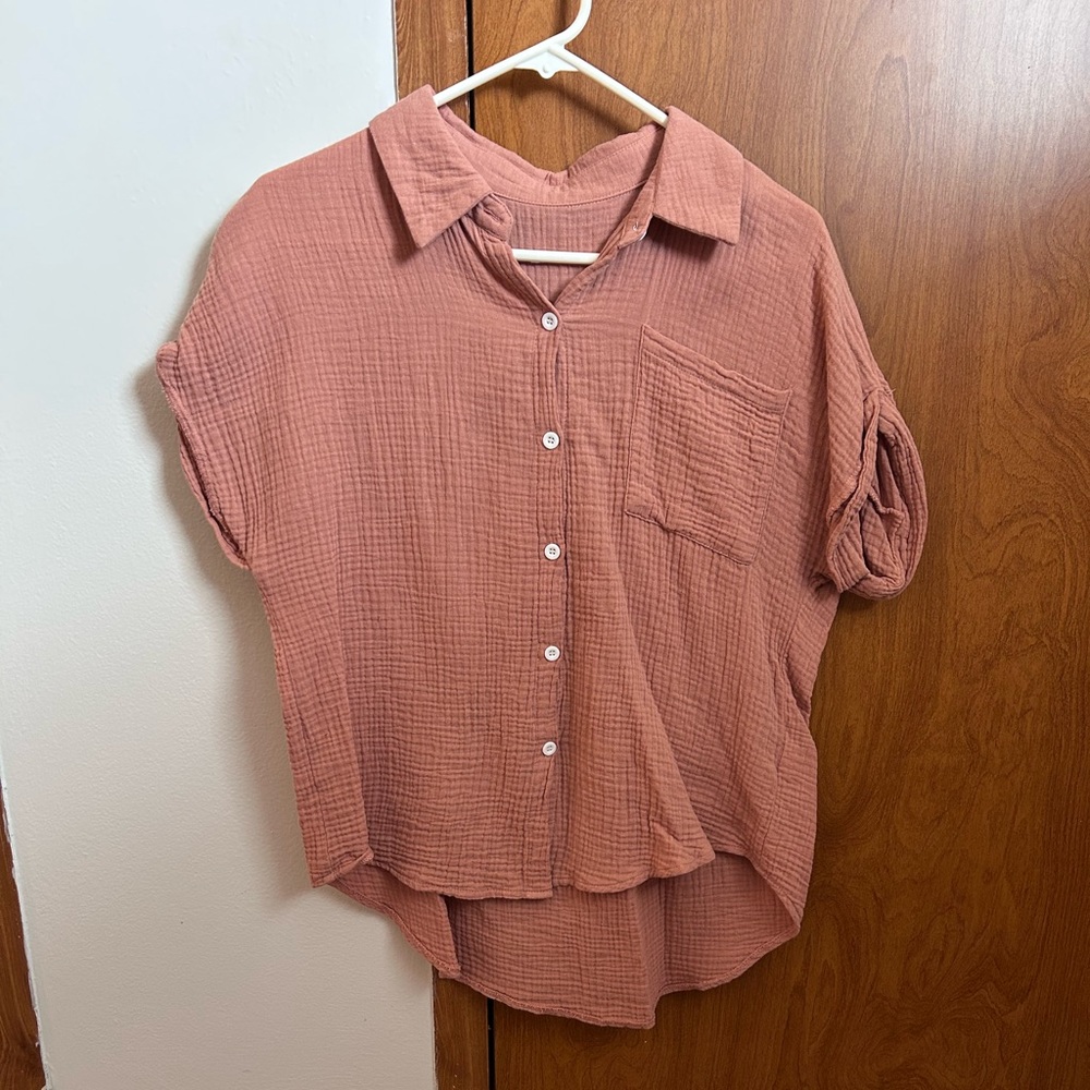 Women's Casual Button-Up Top